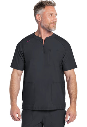Cherokee Men's FORM Quarter Zip Scrub Top CK812