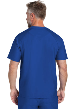 Cherokee Men's FORM Quarter Zip Scrub Top CK812