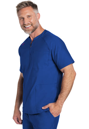 Cherokee Men's FORM Quarter Zip Scrub Top CK812