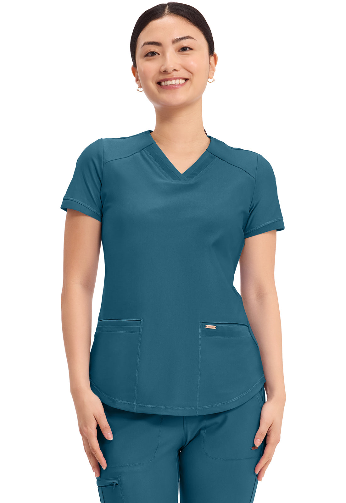 Cherokee FORM Women's V Neck Scrub Top CK840
