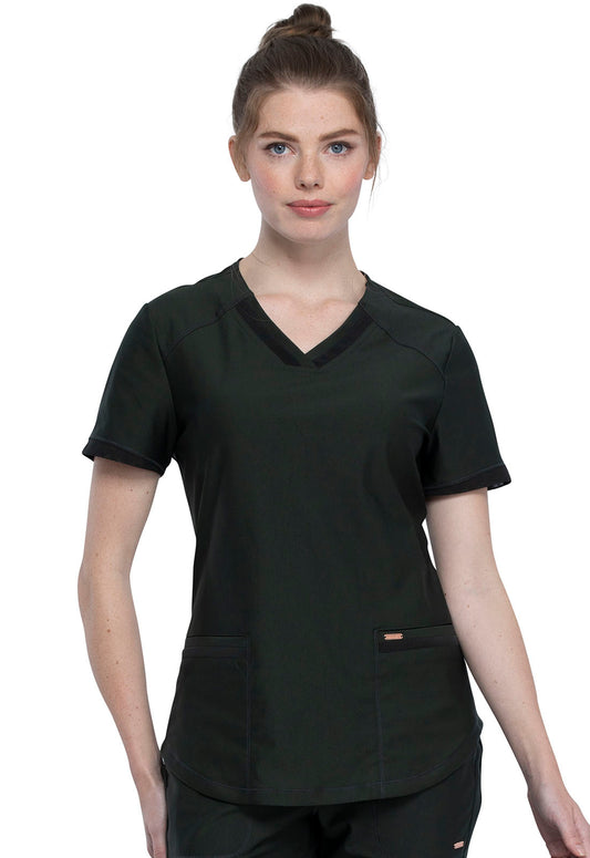 Cherokee FORM Women's V Neck Scrub Top CK840