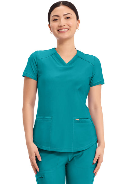 Cherokee FORM Women's V Neck Scrub Top CK840