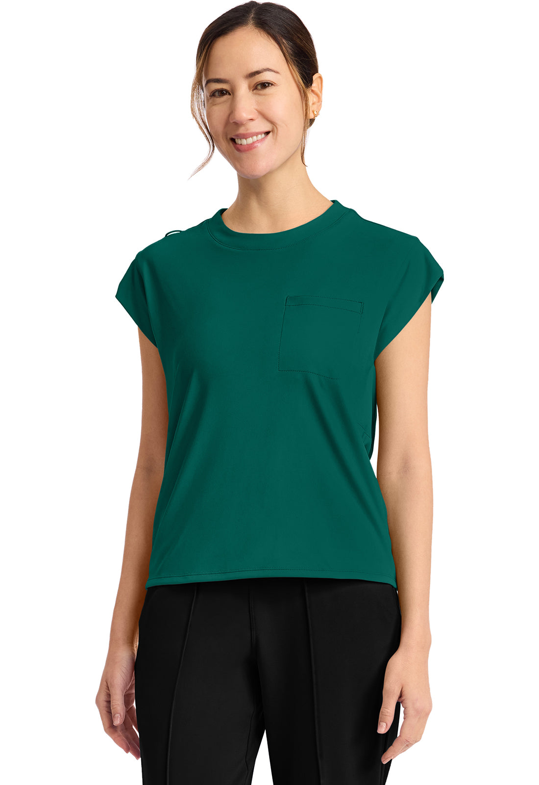 Cherokee Achieve Ladies Crew Neck Scrub Top CK936