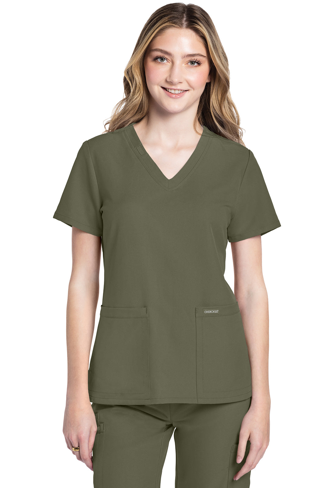 Cherokee Ulltra Women's V Neck Scrub Top CK953A
