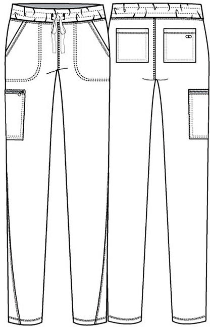 Cherokee Allura Ladies Tapered Leg Scrub Pants CKA184