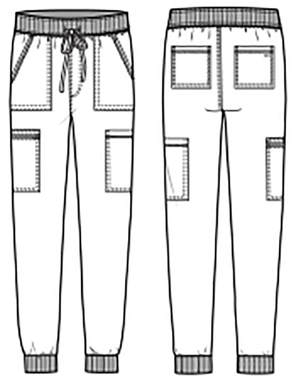 Cherokee Allura Men's Mid Rise Jogger Scrub Pants CKA189