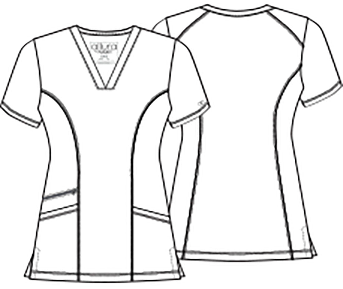 Cherokee Allura Ladies V-Neck Top CKA684