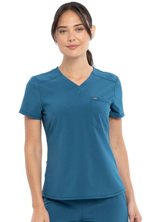 Cherokee Allura Ladies Tuckable V-Neck Top CKA690