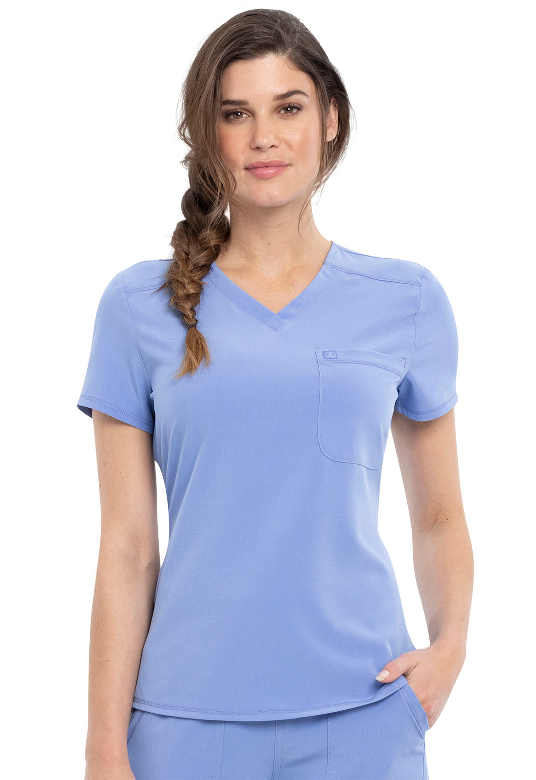 Cherokee Allura Ladies Tuckable V-Neck Top CKA690
