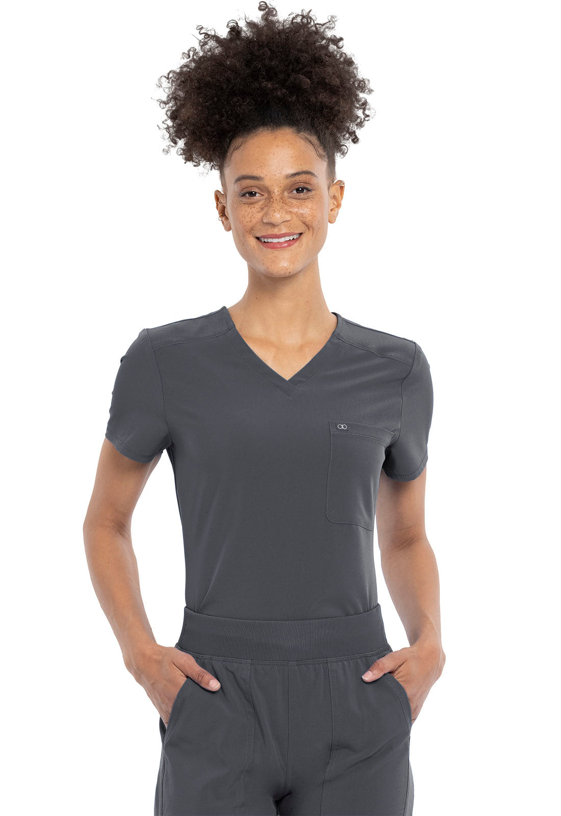 Cherokee Allura Ladies Tuckable V-Neck Top CKA690