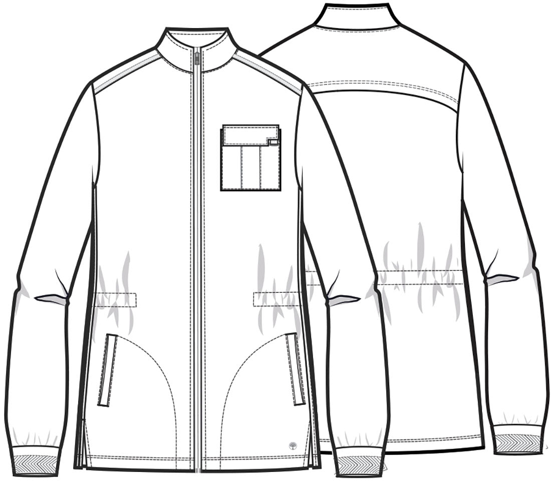 Healing Hands Quest Men's Zip Front Scrub Jacket HH361