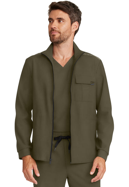 Healing Hands Quest Men's Zip Front Scrub Jacket HH361