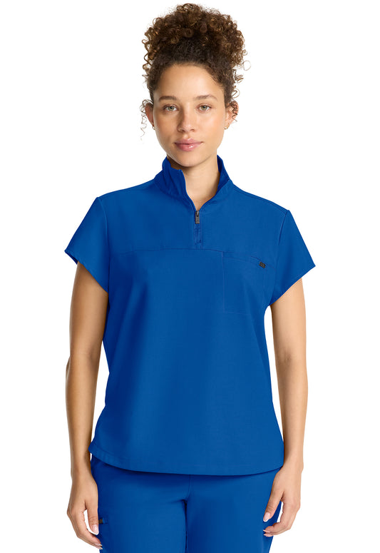 Healing Hands Quest 1/4 Zip Scrub Top HH752