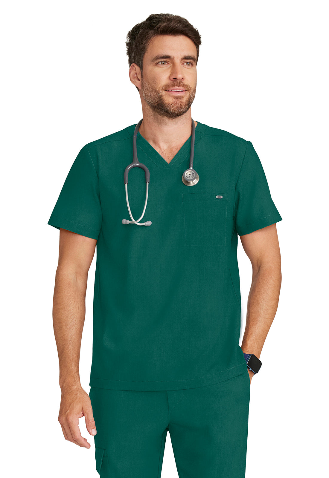 Healing Hands Quest Men's Scrub Top HH758