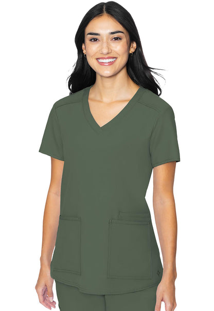 MedCouture Insight 3 Pocket Scrub Top MC2411
