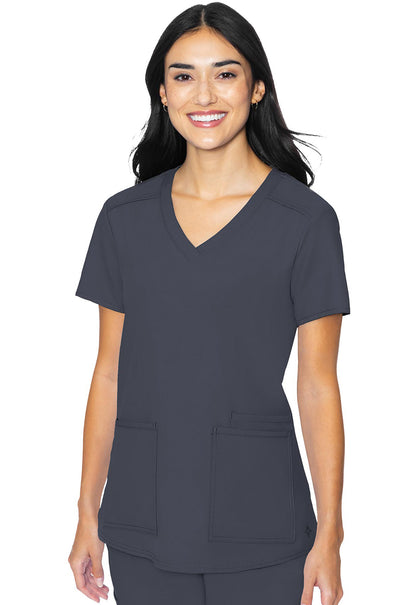 MedCouture Insight 3 Pocket Scrub Top MC2411
