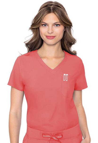 MedCouture Insight Scrub Top MC2432