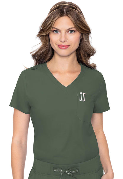MedCouture Insight Scrub Top MC2432