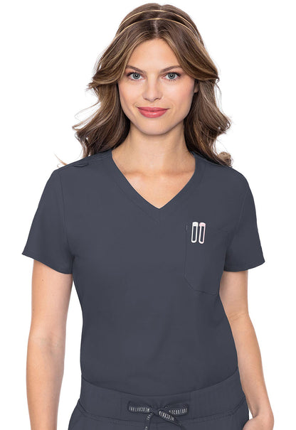 MedCouture Insight Scrub Top MC2432