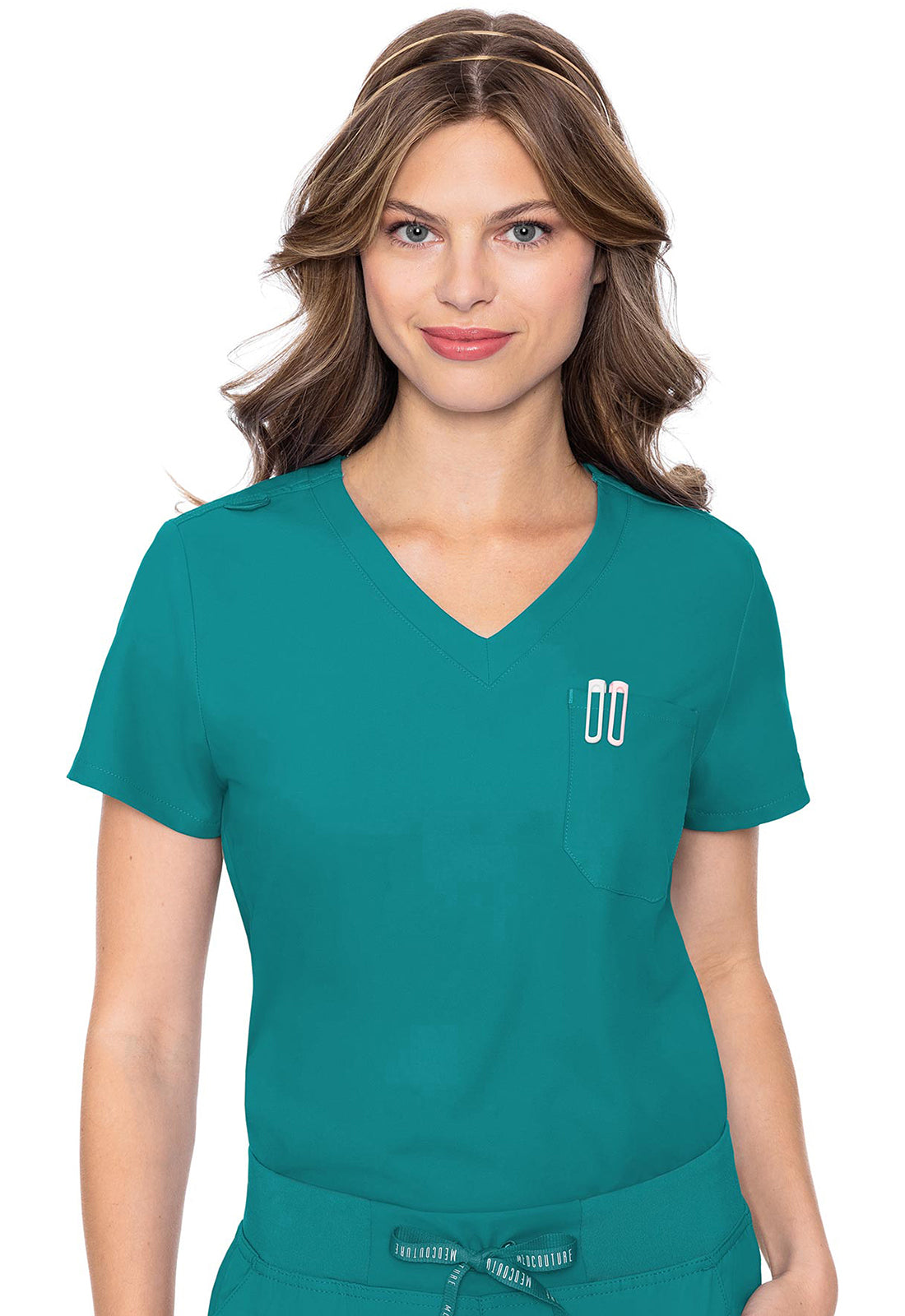 MedCouture Insight Scrub Top MC2432
