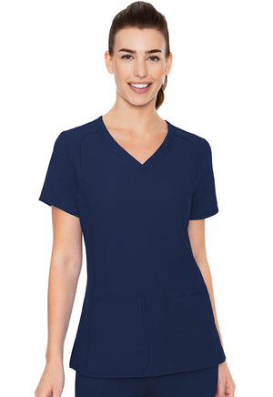 MedCouture Insight Side Pocket Scrub Top MC2468