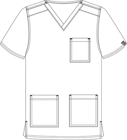 MedCouture Insight Men's 3 Pocket Scrub Top MC2486