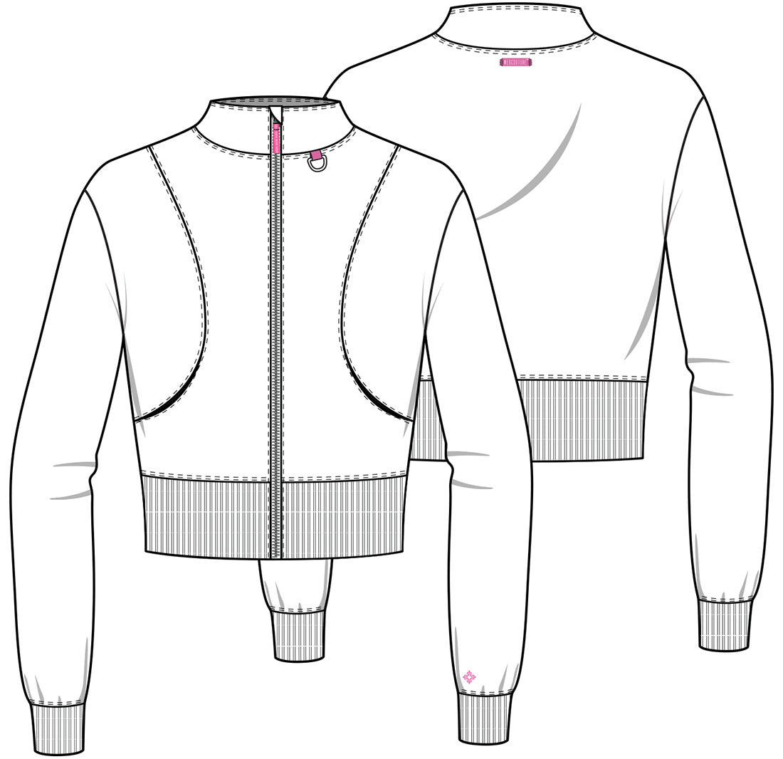 MedCouture MC Amp Cropped Warm Up Jacket MC303