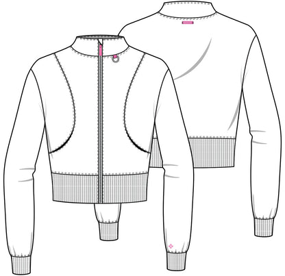 MedCouture MC Amp Cropped Warm Up Jacket MC303