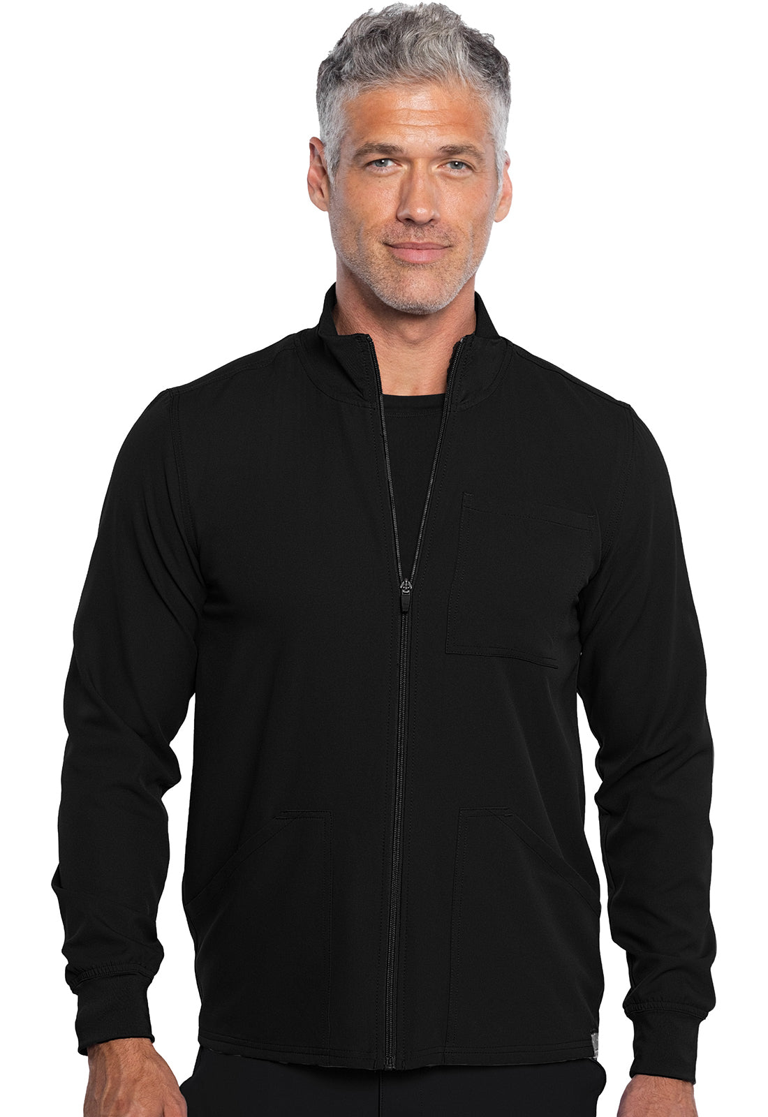 MedCouture Insight Men's Zipper Scrub Jacket MC360
