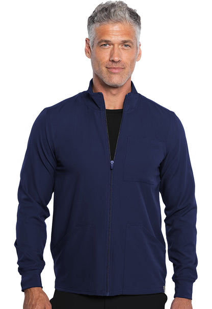 MedCouture Insight Men's Zipper Scrub Jacket MC360