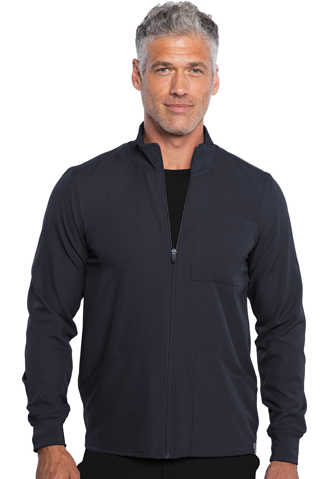 MedCouture Insight Men's Zipper Scrub Jacket MC360