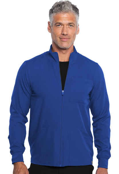 MedCouture Insight Men's Zipper Scrub Jacket MC360