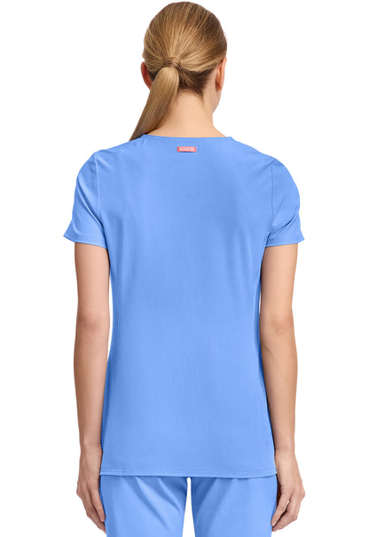 MedCouture MC Amp V Neck Scrub Top MC702