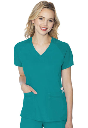 MedCouture Touch Raglan Sleeve Scrub Top MC7425