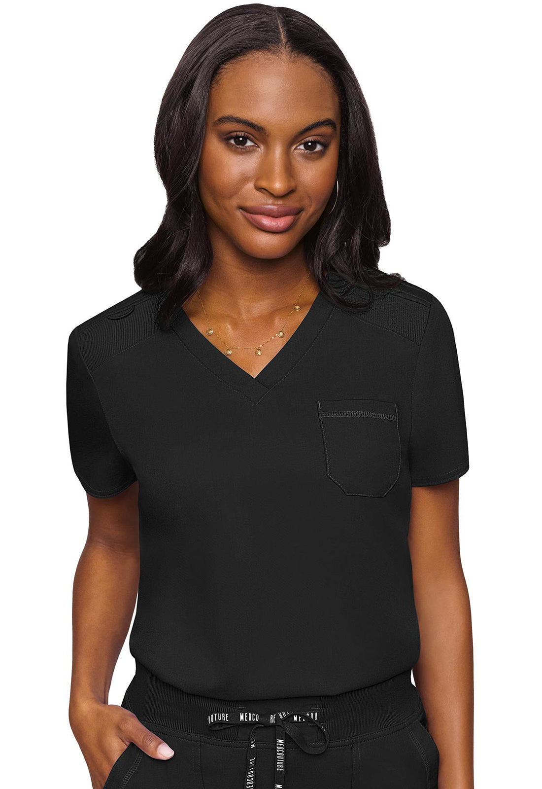 MedCouture Touch V-Neck Scrub Top MC7448