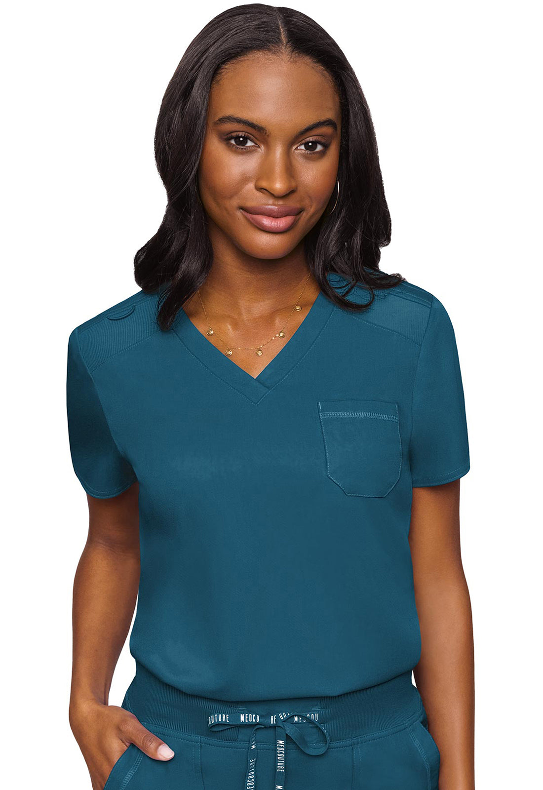 MedCouture Touch V-Neck Scrub Top MC7448