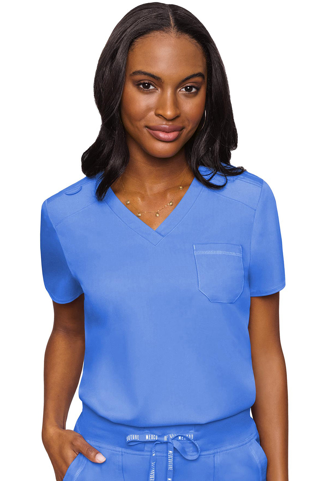 MedCouture Touch V-Neck Scrub Top MC7448