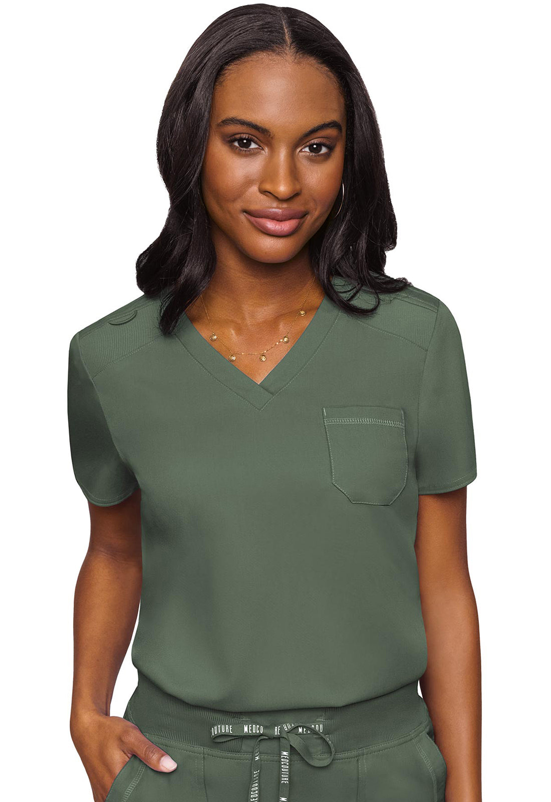 MedCouture Touch V-Neck Scrub Top MC7448