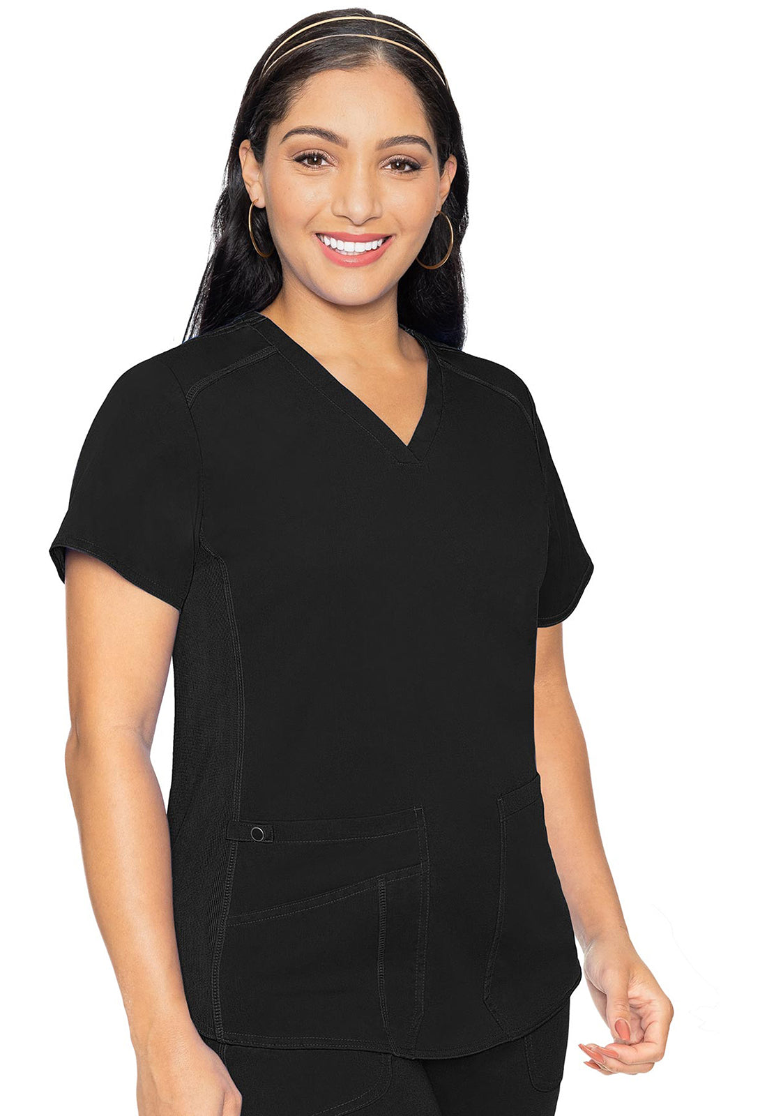 MedCouture Touch V-Neck Shirttail Scrub Top MC7459