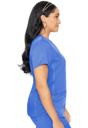 MedCouture Touch V-Neck Shirttail Scrub Top MC7459