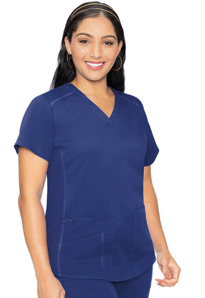 MedCouture Touch V-Neck Shirttail Scrub Top MC7459