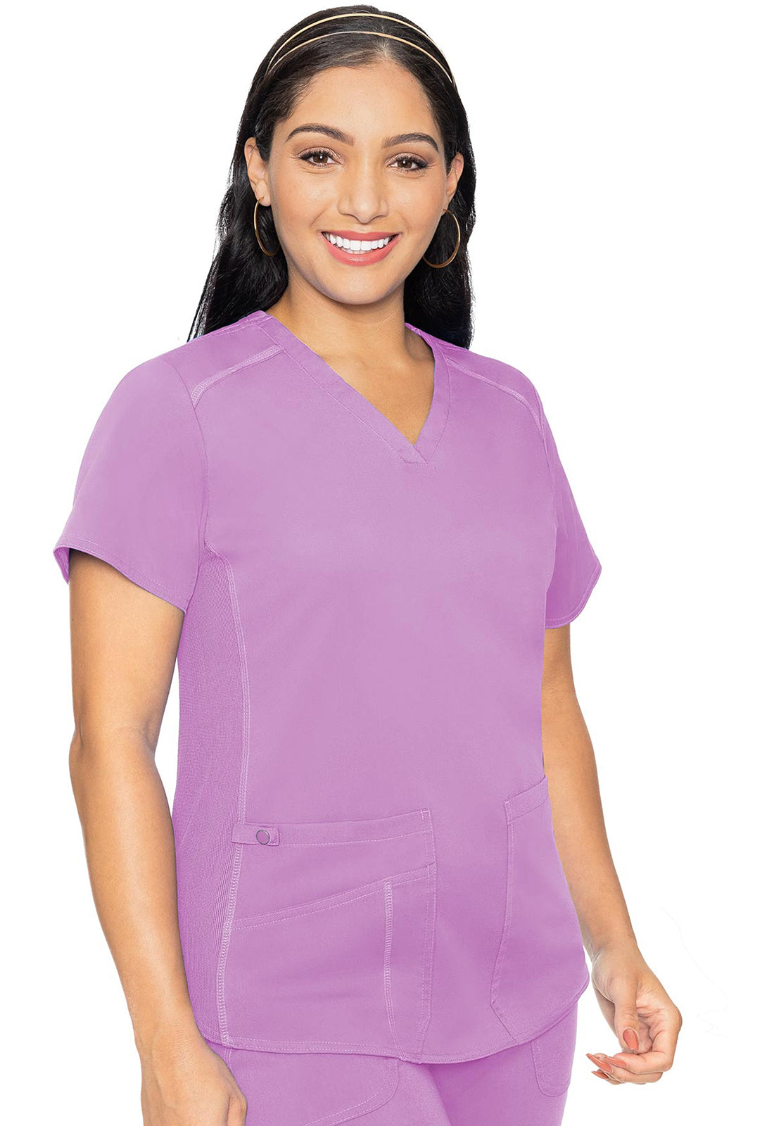 MedCouture Touch V-Neck Shirttail Scrub Top MC7459