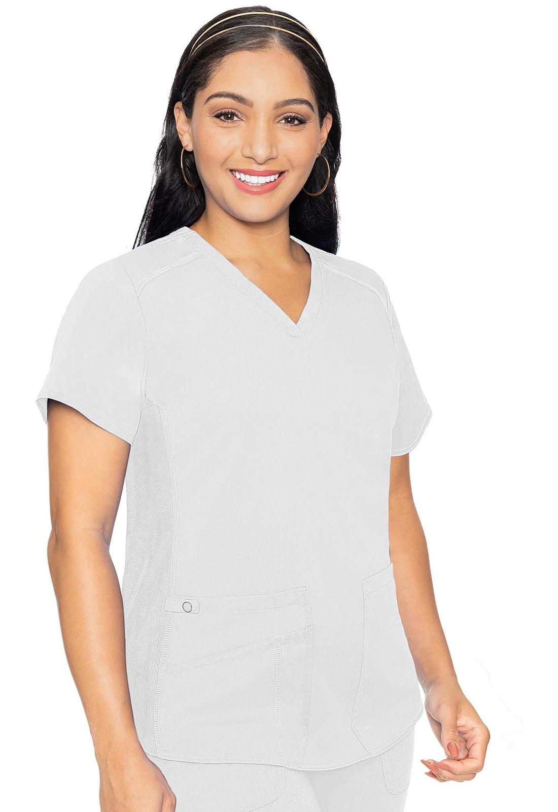 MedCouture Touch V-Neck Shirttail Scrub Top MC7459