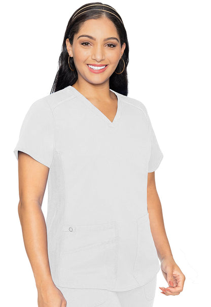 MedCouture Touch V-Neck Shirttail Scrub Top MC7459