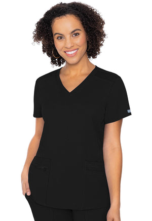 MedCouture Touch 4 Pocket Scrub Top MC7468