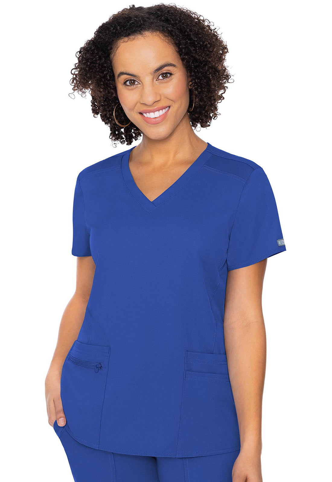 MedCouture Touch 4 Pocket Scrub Top MC7468