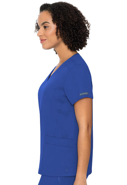 MedCouture Touch 4 Pocket Scrub Top MC7468