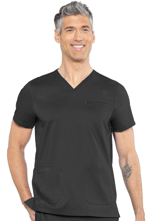 MedCouture Rothwear Men's Neck Scrub Top MC7477