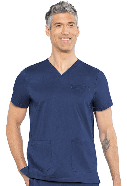 MedCouture Rothwear Men's Neck Scrub Top MC7477