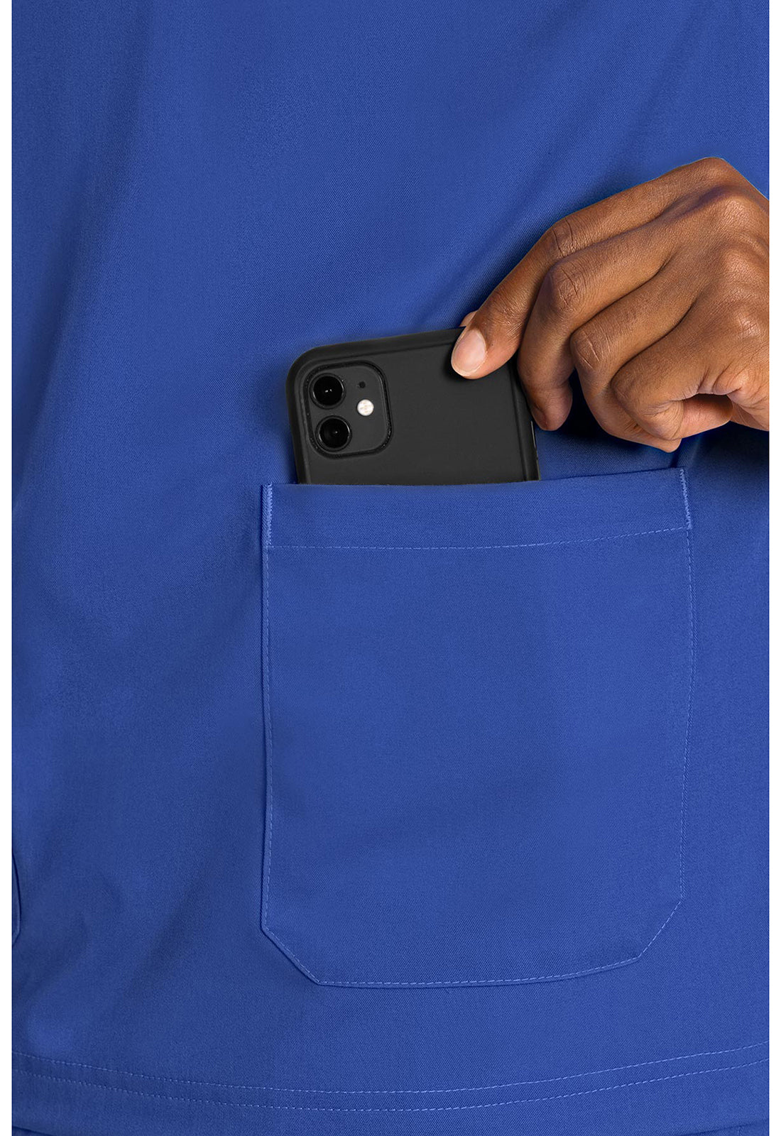MedCouture Rothwear Men's Neck Scrub Top MC7477